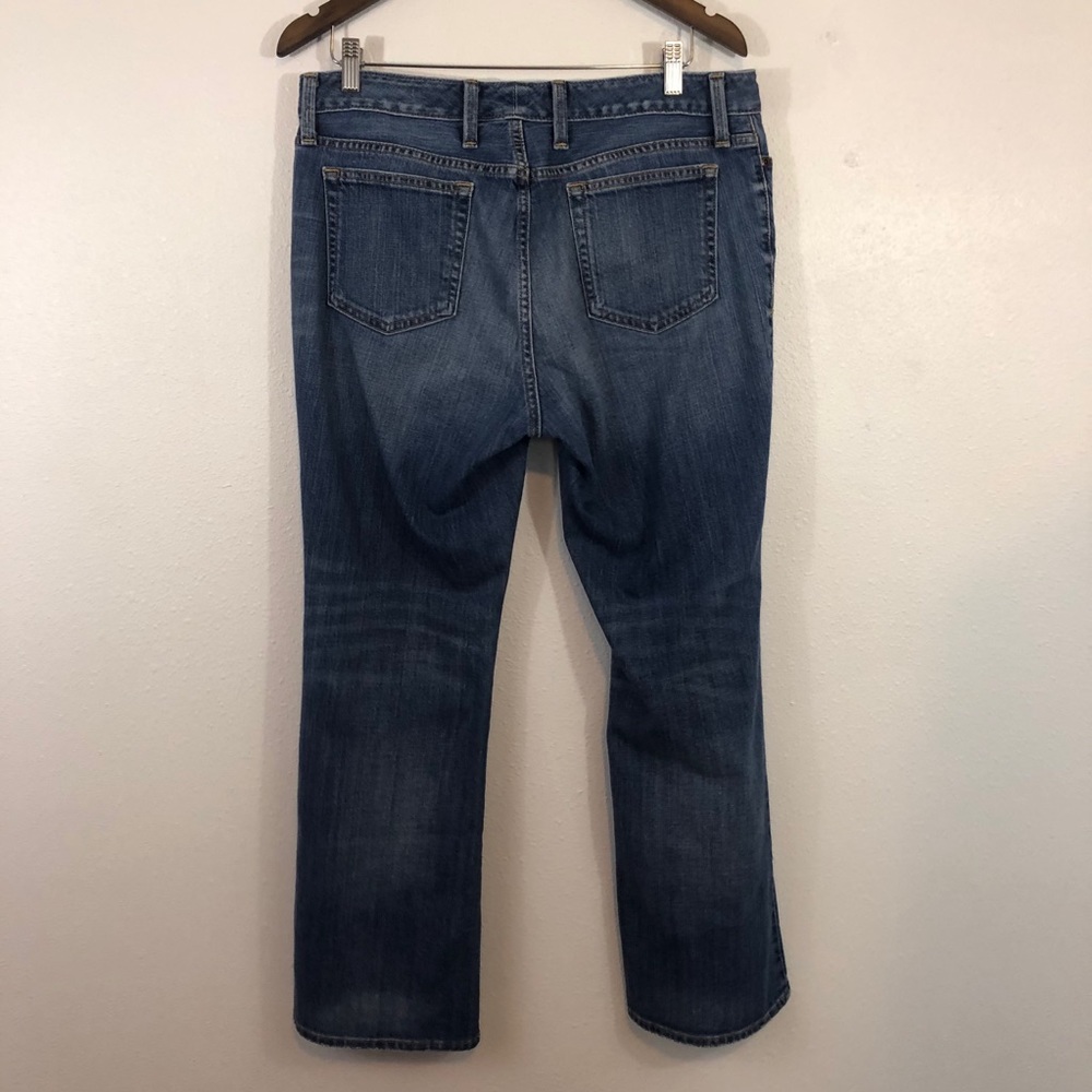 SOLD. Eddie Bauer curvy bootcut 14S distressed - Picture 9 of 13